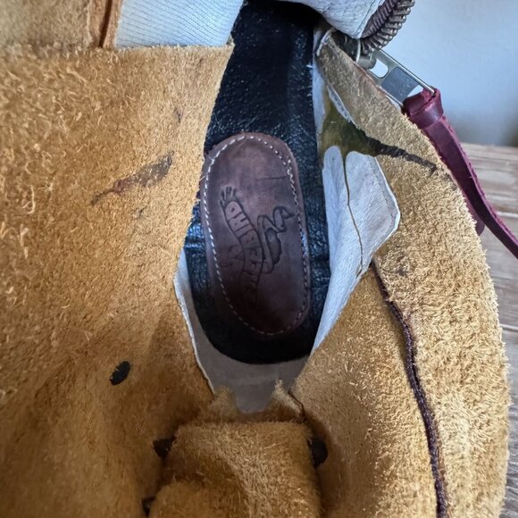 FREEBIRD Cora Genuine Leather Tan Brown Straps Silver Hardware Boots Size 7 - Picture 13 of 17